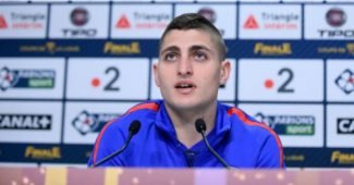 Marco Veratti en conférence de presse