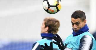 Équipe de France à l'entraînement