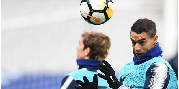 Équipe de France à l'entraînement