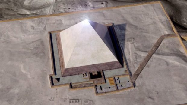 Une pyramide en image de synthèse