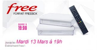 Lancement de la vente privée du forfait freebox de mars