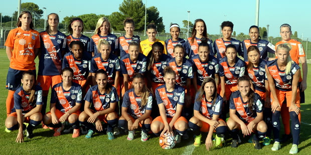 Le MHSC féminin sur la pelouse