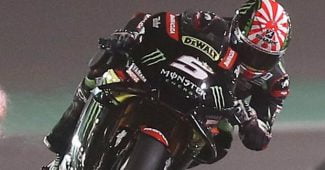Zarco à fond sur sa yamaha