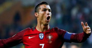 Ronaldo en pleine célébration