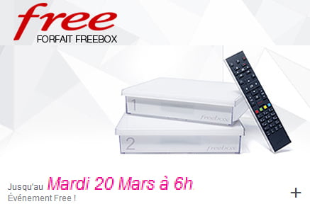 La Freebox Crystal sur vente privée