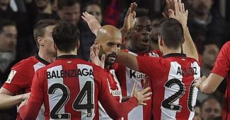 L'athletico Bilbao en pleine célébration