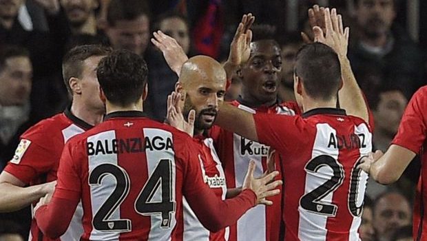 L'athletico Bilbao en pleine célébration