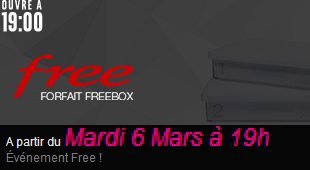 La vente privée de mars du forfait Freebox Crystal