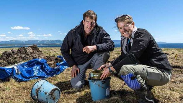 Fouilles de vestiges vikings