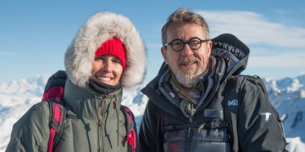 Jamy et Eglantine au sommet