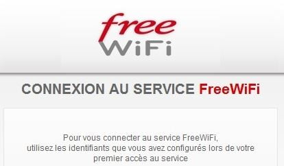 Le Freewifi hors service