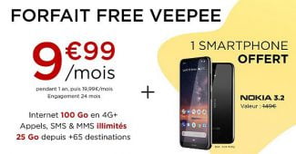 Vente privée du forfait Free Mobile de juin