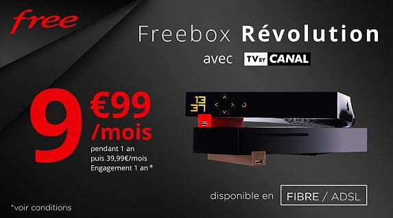 Forfait Freebox Révolution bradé sur Veepee