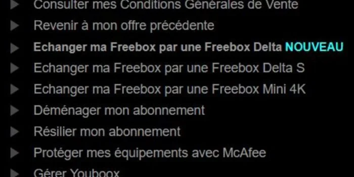 Les différentes migrations possibles chez Free