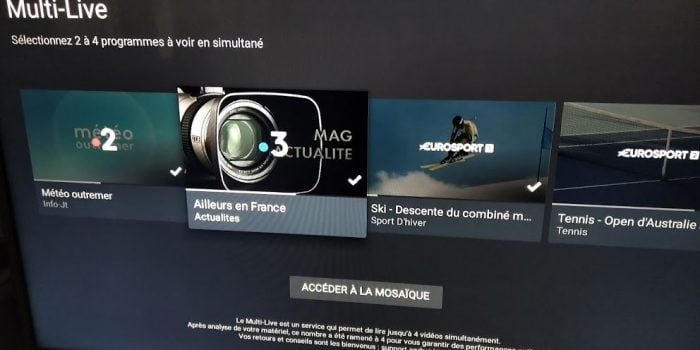 Le Multi-Live de myCANAL disponible sur la Xiaomi Mi Box s