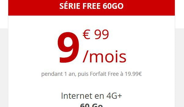 La Série Free 60 Go du mois de février