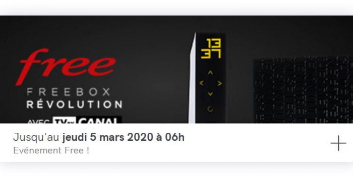 Veepee du Forfait Freebox Révolution avec TV by CANAL