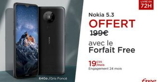Veepee du Forfait Free Mobile avec Nokia offert