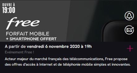 Vente Privée Veepee du 6 novembre 2020