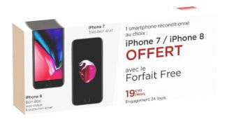 Vente Privée du forfait Free Mobile avec iPhone au choix
