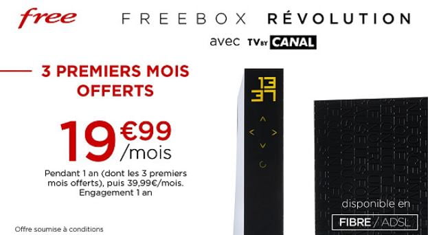 Le forfait Freebox Révolution en promotion sur Vente Privée
