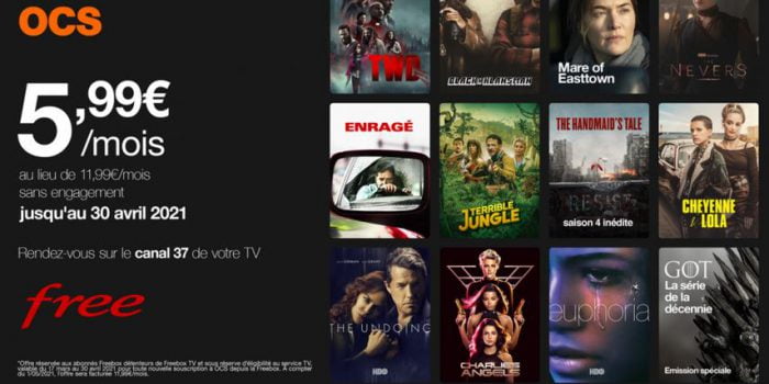 OCS en promotion chez Free