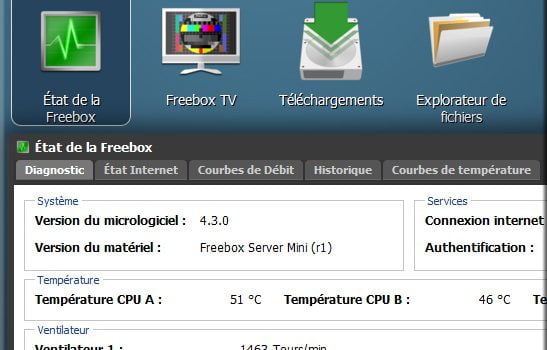 Mise à jour Freebox Server 4.3.0