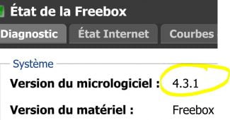 Mise à jour Freebox Server 4.3.1