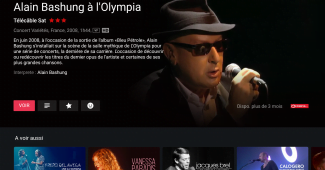 Alain Bashung en concert à l'Olympia en 2008