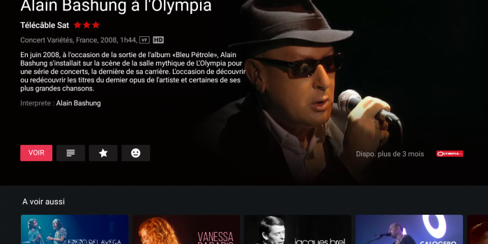 Alain Bashung en concert à l'Olympia en 2008