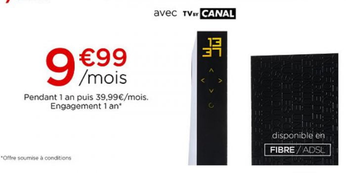 Vente Privée du Forfait Freebox Révolution avec TV by CANAL inclus