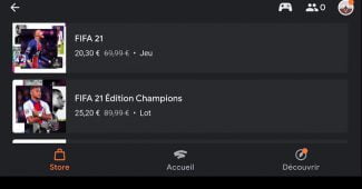 Jeux en promotion sur le Store de Google Stadia