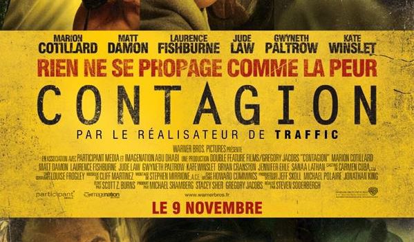 L'affiche du film "Contagion" réalisé par Steven Soderbergh