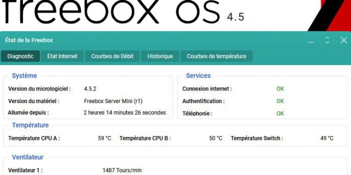Mise à jour du Freebox Server en version 4.5.2