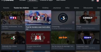 Capture d'écran de myCANAL en version 5.4.0