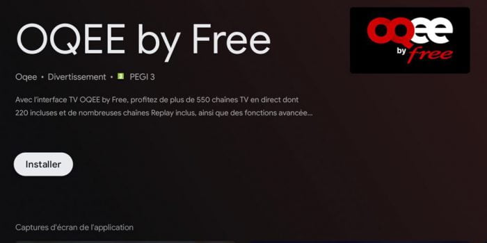 Oqee TV est disponible sur Mi Box S