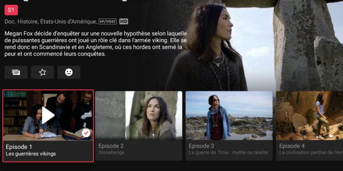 Les guerrières vikings de la série de documentaires "Megan Fox et Les Légendes Perdues"