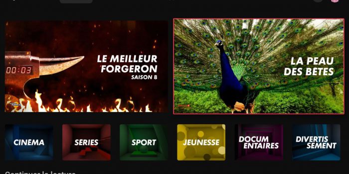 Capture d'écran de myCANAL en version 5.8.1