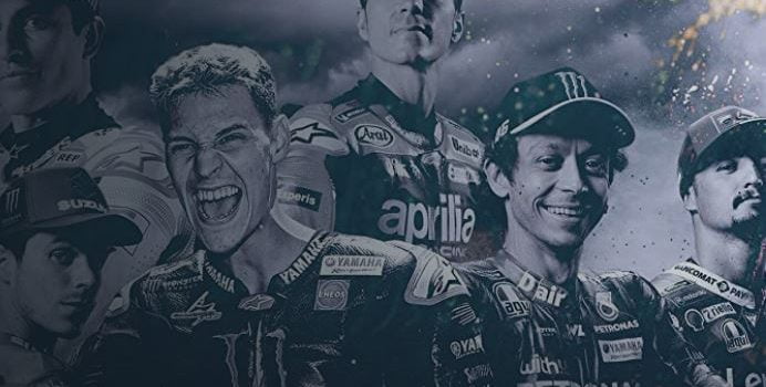Capture d'écran de l'affiche de la série "MotoGP Unlimited" sur Prime Video