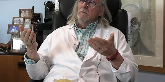 Capture d'écran de la vidéo "Qui est mort du COVID ?" publiée par Didier Raoult sur Youtube