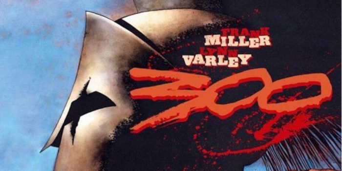 Couverture du roman graphique de Frank Miller "300"