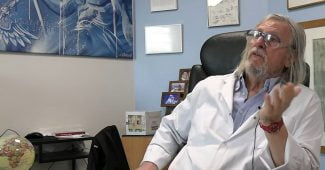 Capture d'écran de la nouvelle vidéo de Didier Raoult "Monkeypox & Éthique"