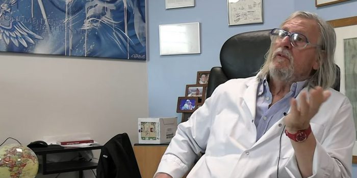 Capture d'écran de la nouvelle vidéo de Didier Raoult "Monkeypox & Éthique"