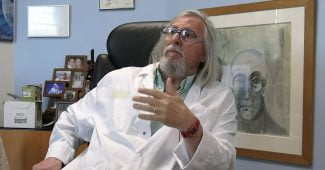 Capture d'écran de la nouvelle vidéo de Didier Raoult "Monkeypox & Harcèlement"