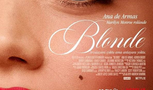 Affiche du film "Blonde" disponible exclusivement sur Netflix