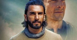 L'affiche de l'épisode spécial "Ranveer vs. Wild" avec Bear Grylls exclusivement sur Netflix