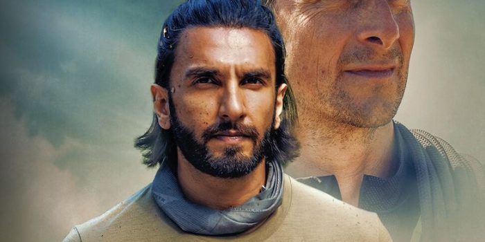L'affiche de l'épisode spécial "Ranveer vs. Wild" avec Bear Grylls exclusivement sur Netflix