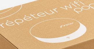 Carton du répéteur Wifi Pop disponible en version 1.9.9