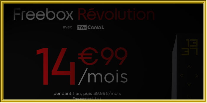 La vente privée du Forfait Freebox Révolution sur Veepee