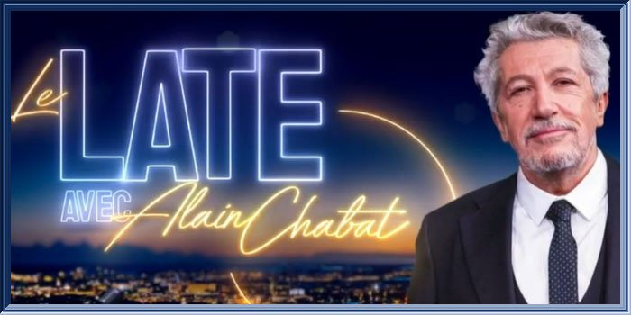 L'affiche de l'émission d'Alain Chabat "The Late" diffusée sur TF1